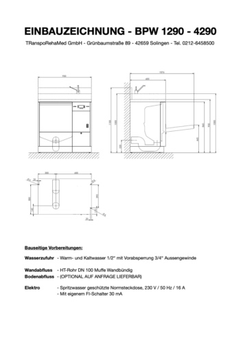 Smeg Einbauzeichnung Untertischgerät