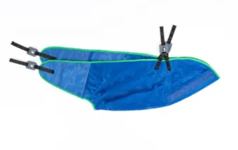 Form Standardgurt Polyester Netz Blau Clipaufnahme