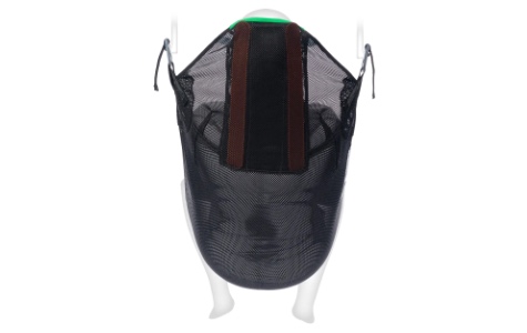 Rückansicht Vipgurt Polyester Netz Schwarz Clipaufnahme