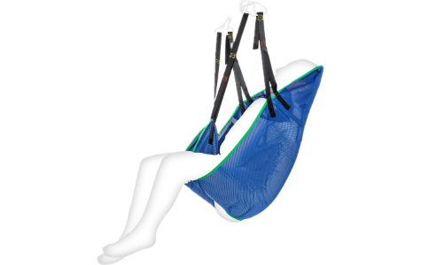 Standardgurt Polyester Netz Blau Schlaufenaufnahme