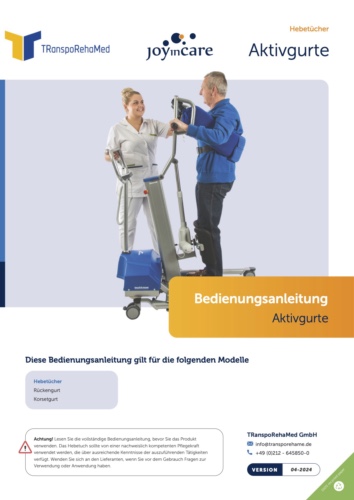 Bedienungsanleitung Aktivgurte