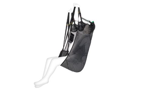 Komfortgurt ohne Streben Polyester Netz Schwarz Schlaufenaufnahme