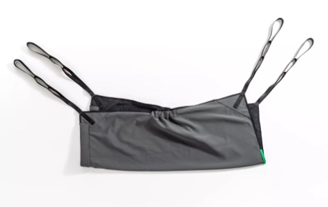 Gefaltet Longseat in Situ Gurt aus Bambus Schwarz mit Schlaufen