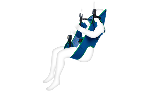 Toilettengurt aus Polyester Farbe blau