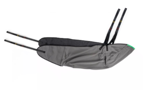 Gefaltet VIP In Situ Hebegurt aus Bambus Schwarz mit Schlaufenaufnahme